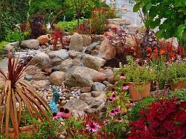 Beispielbild für einen gestalteten Teich