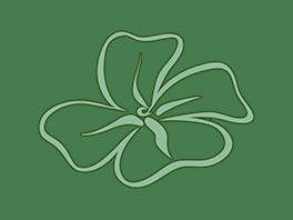 Kleeblatt als Symbol